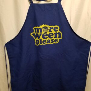 More Ween Please Apron Blue